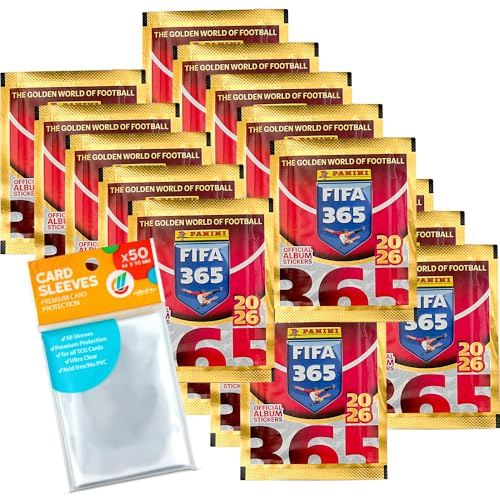 Bundle mit FIFA 365-2026 - Sammelsticker - 20 Tüten + exklusive collect-it Hüllen