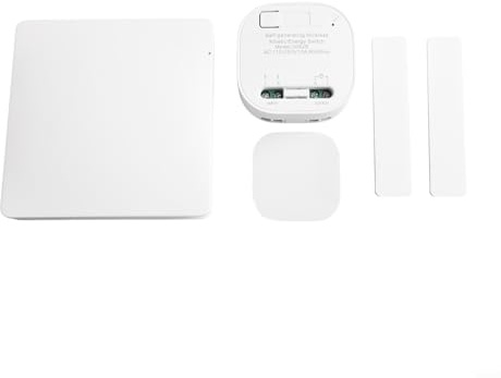 Wireless Light Switch No Battery, Self-Powered Wall Switch with RF 433MHz Receiver, IP44 Waterproof for Indoor Outdoor Use(A)
