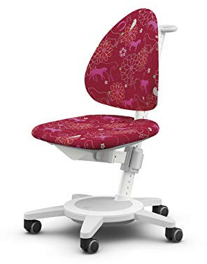 moll Maximo Kinderschreibtischstuhl | mitwachsend & ergonomisch mit individuell Verstellbarer Sitzfläche und Rückenlehne | Drehstuhl ideal für Schulkinder | langlebig & hochwertig | Made in Germany