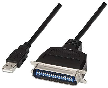 CABLE PARALELO AISENS USB A A CN36 1.5M NEGRO A104-0038