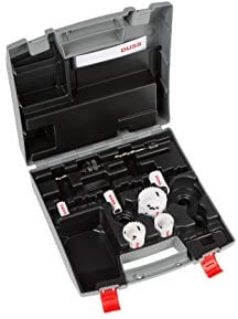 DUSS LISetSAN HSS Co8 Bimetall Lochsägen Set, 6-tlg. (universeller Einsatz, Ø 19, 22, 29, 38, 44, 57 mm)