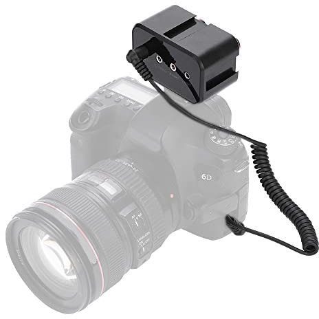 2 Kanal Mikrofon Audiomixer WS V2, Universal Mikrofon Stereo Audio Adapter Mixer, 3,5 mm Dual Mono Adapter für DSLR Kameras, Schwarz