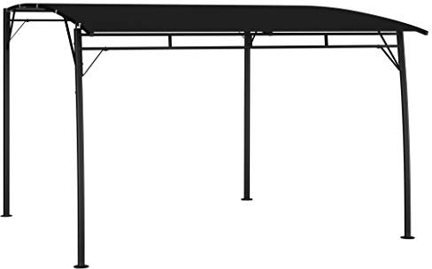 Tidyard Tenda Parasole da Giardino Crema/Antracite,Gazebo Pergolato da Giardino per Esterno 3x3x2,25 m/4x3x2,25 m/6x3x2,25 m