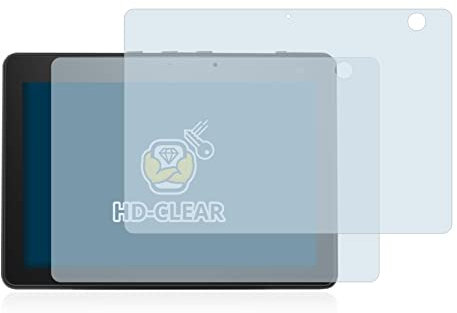 BROTECT (2 Stück Schutzfolie für Amazon Echo Show 10 (3. Gen.) Displayschutz Folie Ultra-Klar