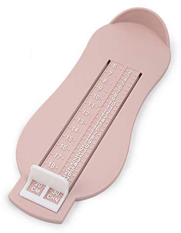 EXCEART Kinder Mess Fuß Gerät Fuß Messen Schuh Größe Fuß Messung Werkzeug Kinder für Kauf Schuhe Größe Mess Diagramm Fuß Gauge (Rosa)