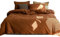 AShanlan Bettwäsche Set 140x200 cm Karamell Braun Uni Einfarbig Bettbezug mit Kissenbezug 70x90 cm 100% Weiche und Angenehme Mikrofaser 2 Teilig Bettwäsche mit Reißverschluss für Einzelbett