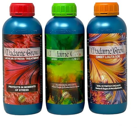 MADAME GROW - Engrais Organique de Floraison et de Nutrition - SNOOP KIT - (3x1 L)