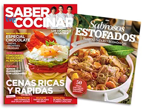 Pack Saber Cocinar #096 | Cenas ricas y rápidas + Libro Sabrosos estofados