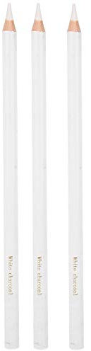 3 Stück Kohlezeichnung Bleistifte, bleistifte zeichnen, kohlestifte Skizze Highlight Bleistift Stift Kohle Weiß Skizze Bleistift Malerei Zum Zeichnen Weißer Kohlestift Skizzieren