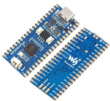 RP2040 Plus Pico-Like MCU Board Basée sur Raspberry Pi RP2040 Microcontrôleur, Processeur Arm à Double Cœur, 16MB Flash Intégrée, USB-C Connecteur (sans Broche Pré-soudée)