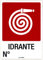 TIESSE - Cartello IDRANTE N° - Cartello in Forex (PVC espanso) non adesivo - Dimensione: 150x210 mm - MADE IN ITALY