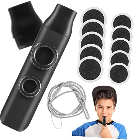 MILISTEN Doppelloch-kazudi Maultrommel Kazoos Für Kazoo Für Kinder Kazoos-instrumente Ersatzmembran Flute Kinder Instrument Tonhöhe Einfache Kazoos Rasseleier Xylophon Musik Abs Harfe