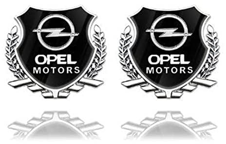 Embleme Auto 3D Metall Aufkleber Aufkleber , für Opel Rad/Kofferraum vorne/Kofferraum Logo Cover Aufkleber Abzeichen Aufkleber,Silver