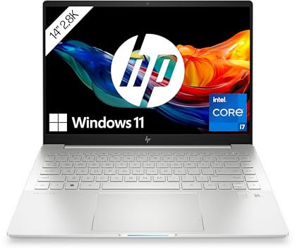 HP Pavilion Plus Laptop | 14 Zoll 2.8K-Display | Intel Core i7-12700H | 16GB DDR4 RAM | 1TB PCIe NVMe SSD | Intel Iris Xe Graphics | Windows 11 Home | QWERTZ-Tastatur | Silber