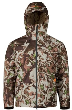 First Lite Men's Uncompahgre Foundry Jacket - Waterproof Insulated Camo Hunting Coat - First Lite Fusion - Large