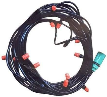 21 SHOP® - Kit NEBULIZZATORE ad Acqua NEBULIZZAZIONE Gazebo OMBRELLONE Giardino Pergola RINFRESCA 10 metri