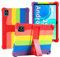 YHFZR Custodia Cover per Teclast M50 Pro/M50HD/M50, Ultra Leggero Protettiva Cover in Silicone con Supporto per Bambini per Teclast M50 Pro/M50HD/M50 10 Pollici, Colorato