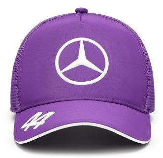 Mercedes AMG Petronas F1 2024 Lewis Hamilton Cappello da Camionista - Viola - Taglia Unica