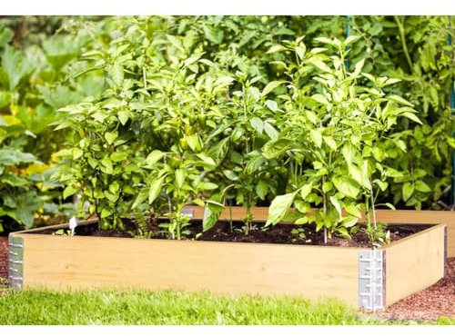 BURI 20 Stück Aufsatzrahmen Hochbeet-Rahmen 120x80cm Palettenrahmen Frühbeet Pflanzbeet Gartenbeet stapelbar