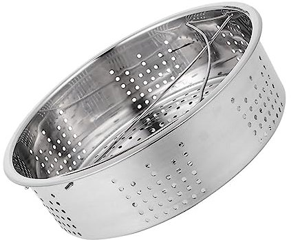 ABOOFAN Estante Para Cocinar Al Vapor Acero Inoxidable Con Asa Doble Placa Multiuso Para Verduras y Mariscos Apto Para Olla Arrocera Reutilizable y Seguro Para Hogar y Restaurante