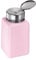 sourcing map Solvent Alcohol Dispensers 200ml(6.8oz) Push Down Liquid Dispenser Pump Bottle with Sealing Stainless Steel Lid for Acetone Solution, Pink