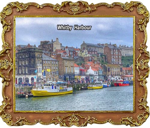 Whitby Harbour UK Fridge Magnets Travel Souvenir Refrigerator Decoration Magnet