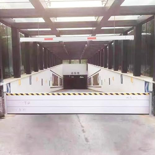 ASerZenith Hochwasserbarriere für Garagentor, Hochwasserschutzbarrieren aus Aluminium für Einfahrt, Carport, Keller, temporäre abnehmbare Außenwand/Wasser, H 60 cm-L 0,9 m/2,95 ft