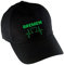 multifanshop Baseballcap - Bremen - Herzschlag - Druck grün - Mütze Größe one Size schwarz