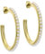 Ted Baker London Peraa Medium Pearl Creolen für Frauen (Gold/Perle), Messing, Perle