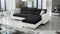 Ecksofa Emre I Mini 250x171cm - Schlaffunktion - Bettkasten - L-Form - Couch - Eckcouch - Schlafsofa - Wohnlandschaft - Sofa - Polstersofa - Wohnzimmermöbet - Sawana 14 +Kunstleder Weiß Rechts - 26