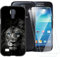 Bedruckte TPU Handyhülle + 2er-Set Gehärtete Schutzglas Kompatibel mit Samsung Galaxy S4 Mini, Künstlerisches Schlankes Stoßfestes Cover, Kratzfest, Rundumschutz