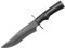 LO TRINCO YO Muela Cuchillo de Caza PARABELLUM- 17N con Hoja de Acero Inoxidable MOVA (1.4116) de 17 cm y empuñadura de Micarta negra para Caza, Pesca, Supervivencia y Bushcraft