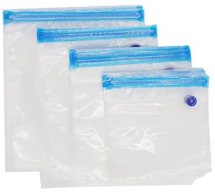 AGPTEK 3D Filament Aufbewahrung 30 × 34 cm (20er-Pack) – Vakuumversiegeltes Set mit 500-mAh-Elektropumpe und Silikagel-Trockenmittel, für PLA-, ABS- und PETG-Filamente (PA+PE)