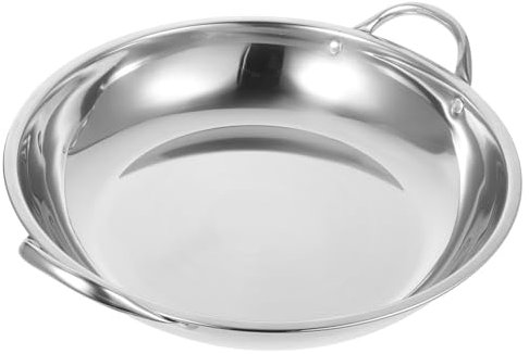 TOYANDONA Edelstahl Kochtopf Anti-überlauf Hot Pot Mit Griff Schnelle Hitzeverteilung Energiesparend Langlebig Rostfrei Für Koreanischen Ramen Und Seafood Leicht Zu Reinigen Vielseitig
