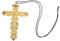 Garneck Goldene Kreuzkette kreuzen Kruzifix Halsketten Kreuz Halskette Frauen Halskette für Männer Halskette Männer Halloween -Zubehör Halskette mit Anhänger für Frauen Schmuck Plastik