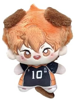 DEXSHUN Hinata Shoyo Plush Anhänger Anime Niedliche Plüschfigur Kawaii Schlüsselanhänger Home Dekoration Sofa Ornamente Sammlerstück Geschenke 10cm