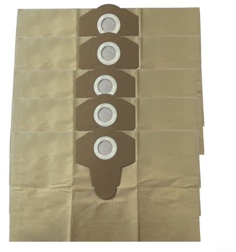 Lot de 5 sacs d'aspirateur Karcher WD2S WD3S, pour capturer les petites particules et débris 9 771350 0