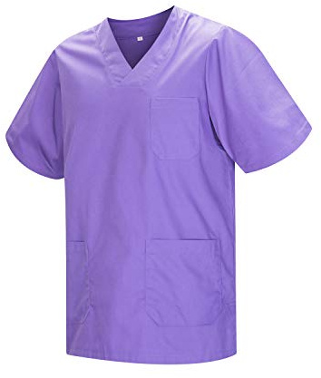 MISEMIYA Unisex-Kasack für Medizin, Krankenschwestern, Uniform, Reinigung, Arbeit, Ästhetik, Zahnarzt, Tierärzt, Gastronomie - 817