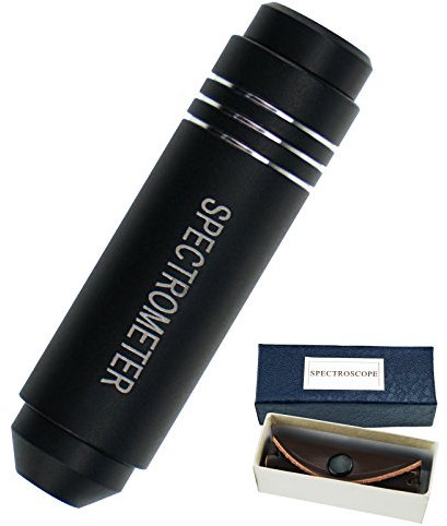 Spettroscopio di diffrazione tascabile di dimensioni medie strumento gemma per identificazione rapida delle pietre preziose e uso GIA (spettroscopi 55mm)