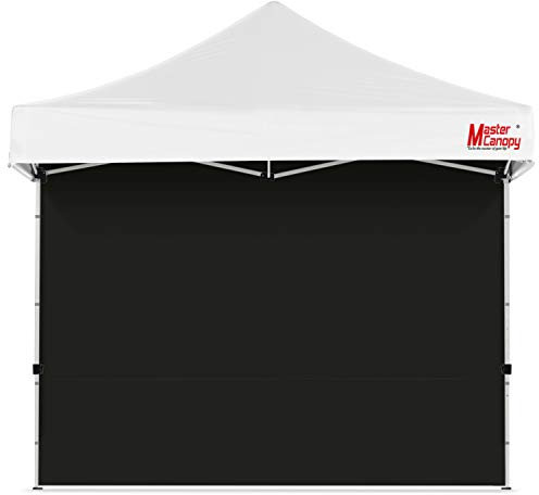 MASTERCANOPY Instant Gazebo Sidewall Panels Sunwall for 3x3M Pop Up Gazebo,1 Piece,Black