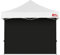 MasterCanopy Seitenteil/Seitenwand ohne Fenster für 3 x 3 m Pop up Pavillon Faltpavillon Partyzelt Festzelt Canopy, Windfest Wasserdicht, Schwarz