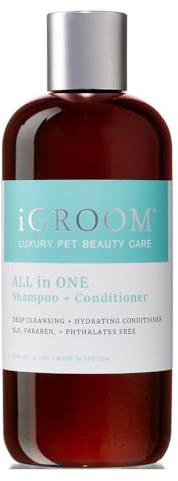 iGroom All In One Shampoo & Conditioner - Deep Cleansing & Hydrating, 475ml