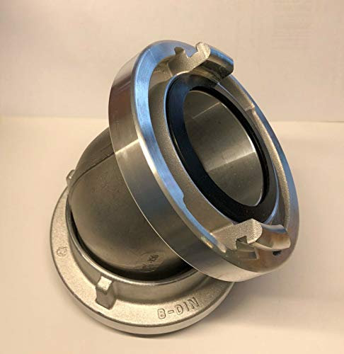 Rohrbogen 45° Storzkupplung Storz B 3 Bogen Krümmer Edelstahl EST - ALU