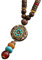 Collar Budista Largo con Cuentas de Madera | Etnico Buda | Mujer | (Sol)