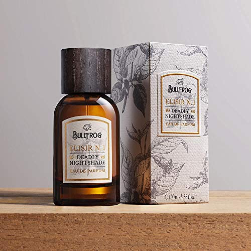 Bullfrog – Eau de Parfum Elixir N.1 Deadly Nightshade, blumiger und geheimnisvoller Duft, Noten von Mandarine, Tonkabohne und Patschuli, 100 ml