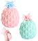 ZoneYan 2Pcs Pineapple Squeeze, Pineapple Stress Toy, Pineapple Toy for Kids, Pineapple Ball, Pineapple Squishy Toy, Squishy Squeeze Ball, Anti Stress Squeeze, Relieve Anxiety, Random Colour