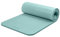 Retrospec Solana Yogamatte, 2,5 cm dick, mit Nylongurt für Damen und Herren – rutschfeste Trainingsmatte für Zuhause, Yoga, Pilates, Stretching, Boden- und Fitness-Workouts – Blue Ridge