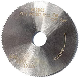 100T HSS Circular Saw Blade 50x0.5x9.5mm Mini Cutting Blade Fit #42307 42805 Mini Cut Off Saw