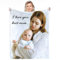 Personalisierte Decke Mit Foto,Fotodecke Mit Eigenem Foto,Worten Bild Collage Individuelle Decken, Geburtstags-Souvenir-Geschenke Personalisierte Decke für Vater, Mutter, Kinder, Hunde, Freunde