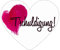 Heartbeat Company Herzkarte T´schuldigung, 21x18cm, Entschuldigung, Postkarte Ansichtskarte Sorry Verzeihung